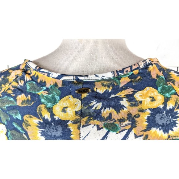 Oneill floral tribal print kimono cover up jacket - Picture 4 of 6